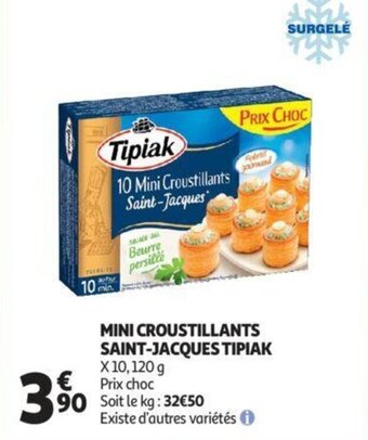 Auchan Mini Croustillants Saint - Jacques Tipiak aanbieding