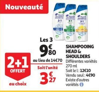 Shampooing Head & Shoulders