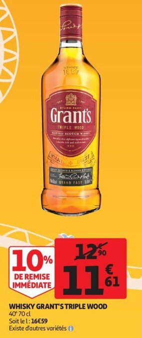 Whisky Grant's triple Wood