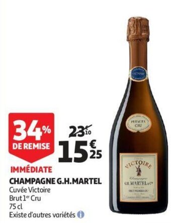 Auchan Champagne G.H.Martel aanbieding
