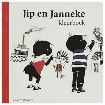 HEMA HEMA Kleurboek Jip En Janneke 19x19 - 24 Pagina&apos;s aanbieding