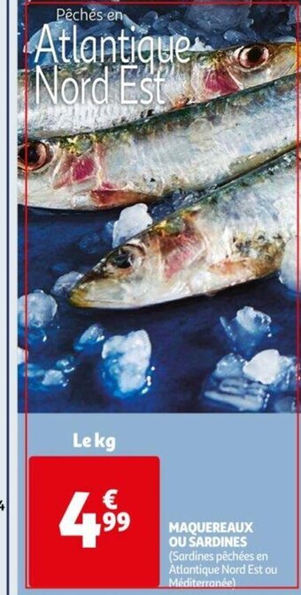 Auchan Maquereaux Ou Sardines aanbieding