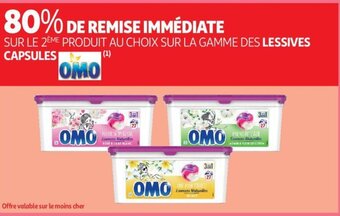Auchan Omo lessives capsules aanbieding
