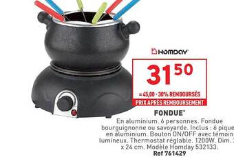 Trafic Fondue aanbieding