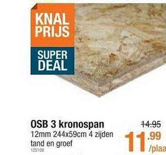 Cevo Osb 3 kronospan aanbieding