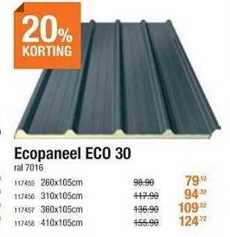 Cevo Ecopaneel eco 30 aanbieding
