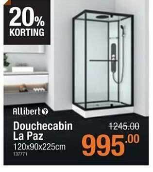 Cevo Allibert douchecabin la paz aanbieding