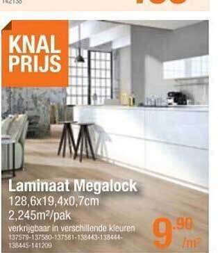 Cevo Laminaat megalock aanbieding