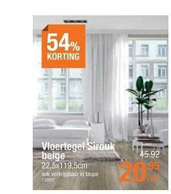 Cevo Vloertegel sirouk beige aanbieding