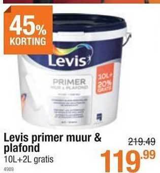 Cevo Levis primer muur & plafond aanbieding