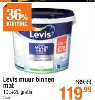 Cevo Levis muur binnen mat aanbieding