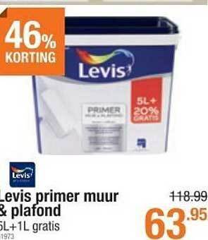 Cevo Levis primer muur & plafond aanbieding