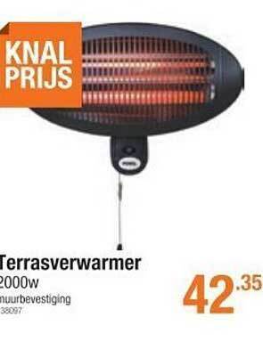 Cevo Terrasverwarmer aanbieding
