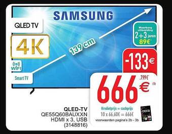 Cora Samsung qledtv aanbieding