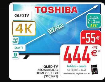 Cora Toshiba qledtv aanbieding