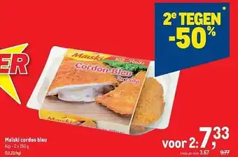 Makro Maïski cordon bleu aanbieding