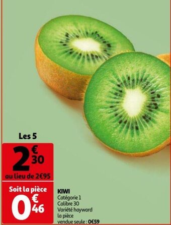 Auchan Kiwi Les 5 aanbieding