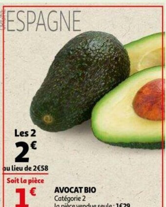 Auchan Avocat Bio aanbieding