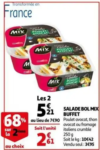 Auchan Salade Bol Mix Buffet aanbieding