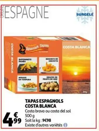 Tapas Espagnols Costa Blanca 500g