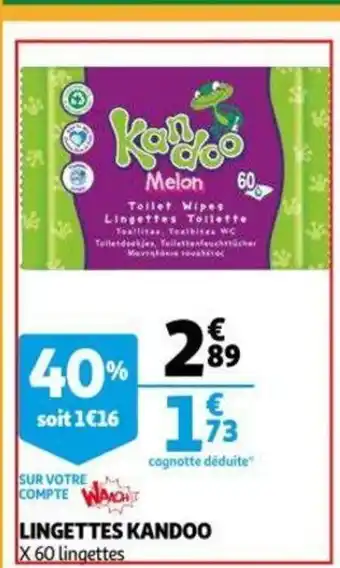 Kandoo Lingettes x 60