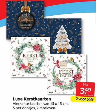 Luxe kerstkaarten