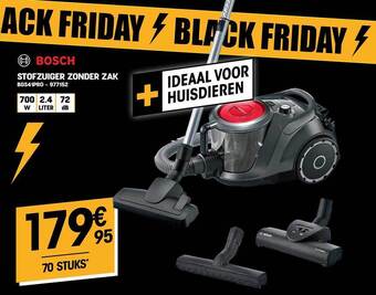 Electro Depot Bosch stofzuiger zonder zak aanbieding