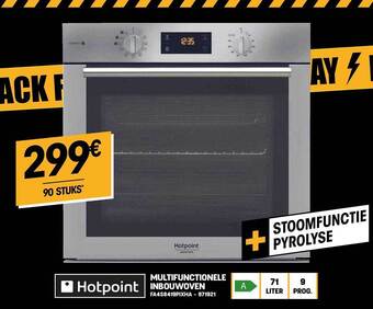 Electro Depot Hotpoint multifunctionele inbouwoven aanbieding