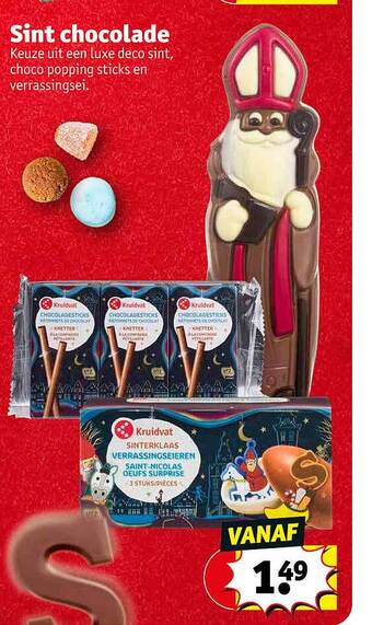 Kruidvat Sint chocolade aanbieding