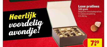 Kruidvat Luxe pralines aanbieding