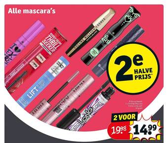 Kruidvat Mascara aanbieding