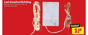 Kruidvat Led draadverlichting aanbieding