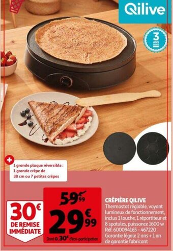 Auchan Qilive Crepiere aanbieding