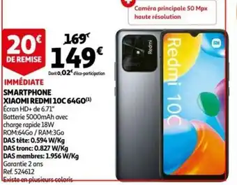 Xiaomi Redmi 10c 64GO Smartphone