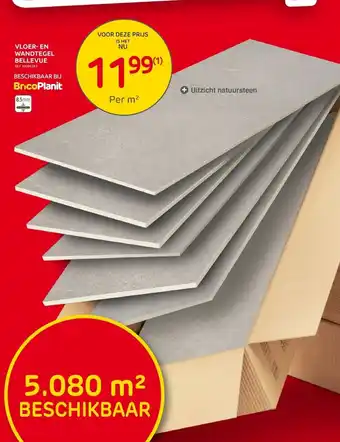 Brico Vloer-En Wandtegel Bellevue aanbieding