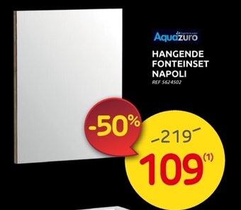Brico Aquazuro Hangende Fonteinset Napoli aanbieding
