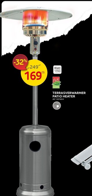 Brico Terrasverwarmer Patio Heater aanbieding