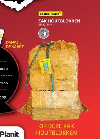 Brico Zak Houtblokken aanbieding