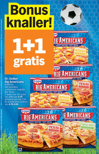 Albert Heijn Dr. Oetker Big Americans aanbieding