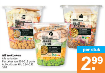 Albert Heijn AH Wokbekers aanbieding