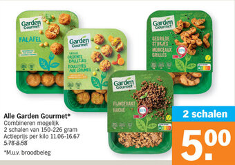 Albert Heijn Alle Garden Gourmet aanbieding