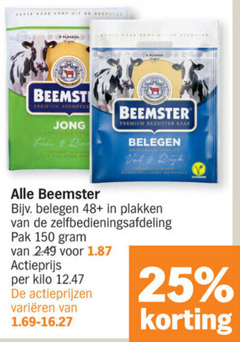 Albert Heijn Alle Beemster aanbieding