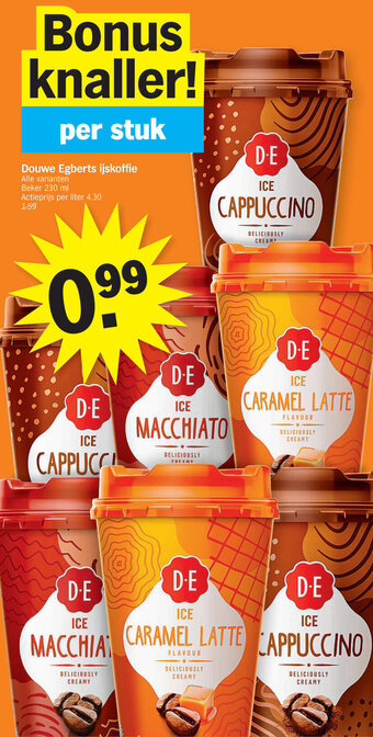 Albert Heijn Douwe Egberts ijskoffie aanbieding