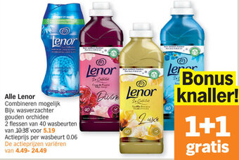 Albert Heijn Alle Lenor aanbieding