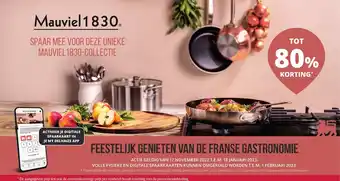 Mauviel 1830 Spaar mee voor Deze Unieke Mauviel 1830-Collectie