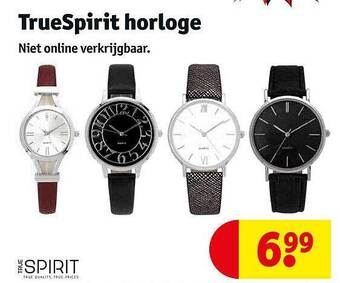 Kruidvat True spirit horloge aanbieding