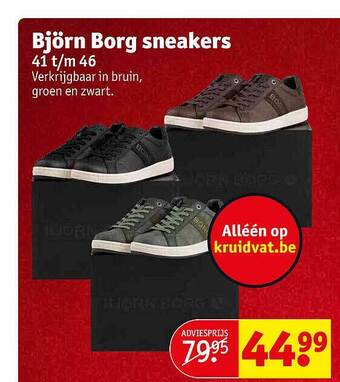Kruidvat Björn borg sneakers aanbieding