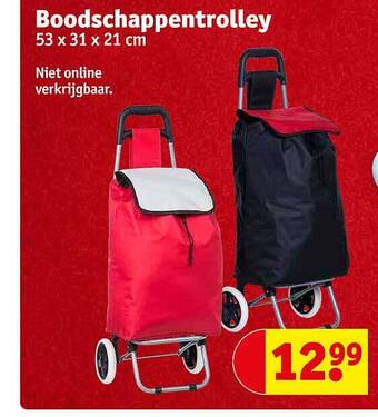Kruidvat Boodschappentrolley aanbieding