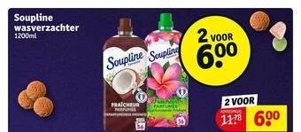 Kruidvat Soupline wasverzachter aanbieding
