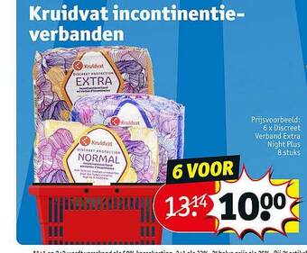 Kruidvat Kruidvat incontinentieverbanden aanbieding